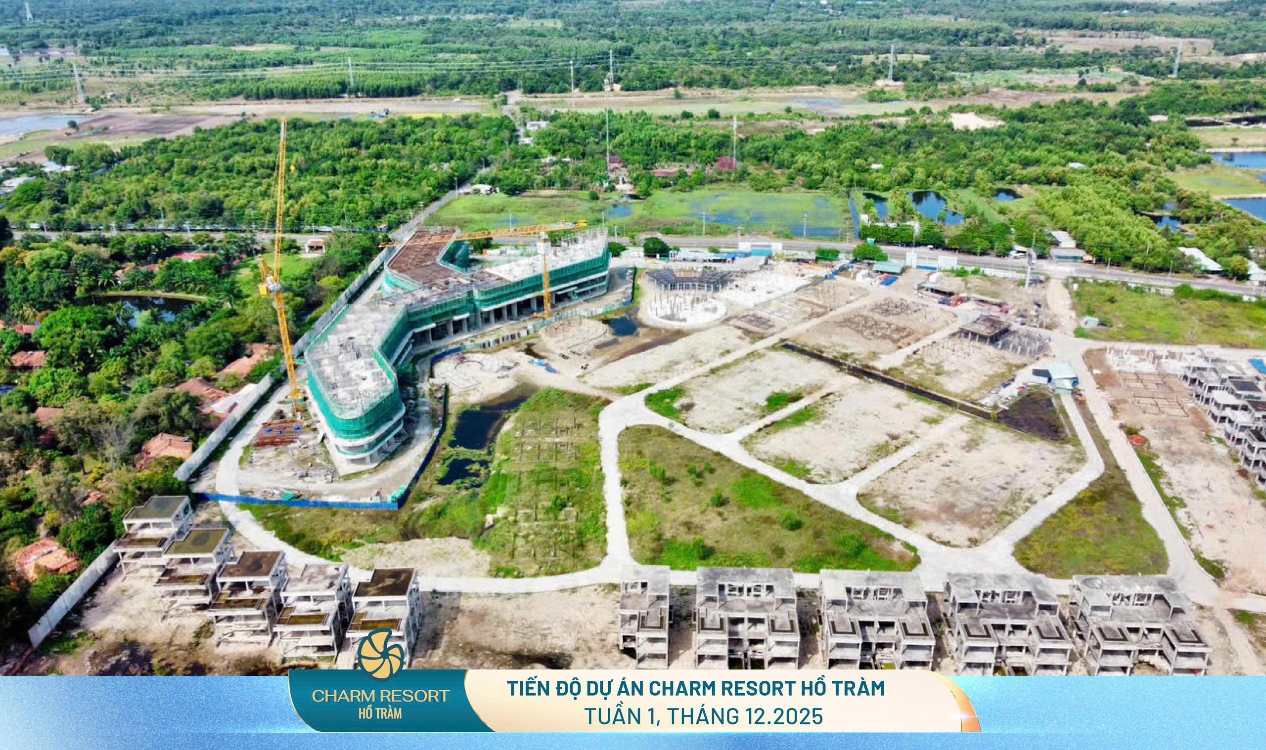 CHARM RESORT HỒ TRÀM GIỮ VỮNG TIẾN ĐỘ, CHUẨN MỰC TRONG TỪNG HẠNG MỤC