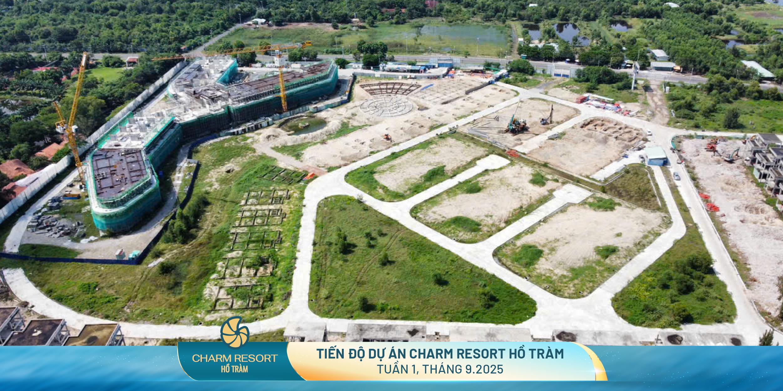 NHỮNG DẤU MỐC MỚI TRÊN CÔNG TRƯỜNG CHARM RESORT HỒ TRÀM