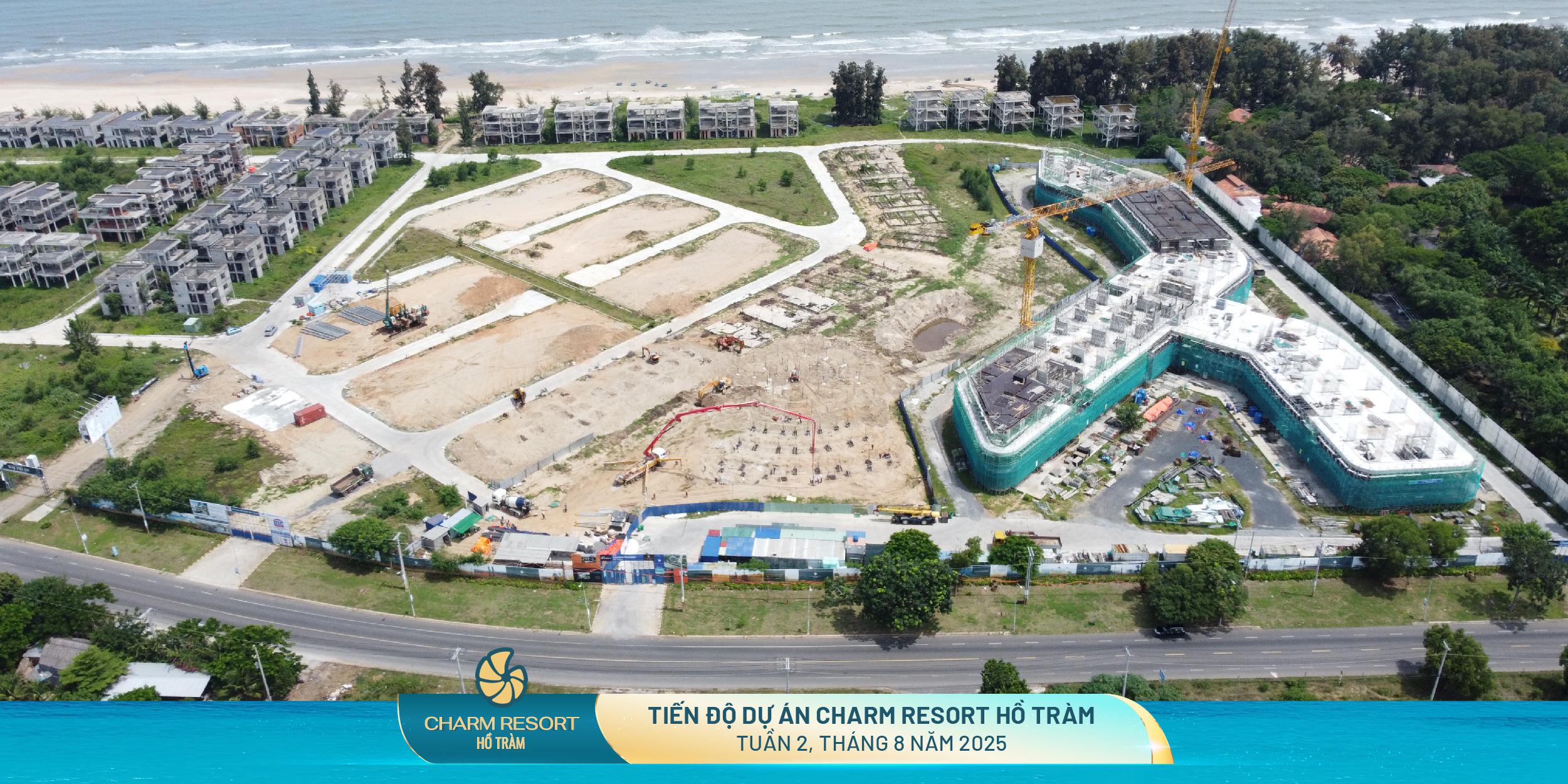 TĂNG TỐC THI CÔNG PHÂN KHU BEST WESTERN HOTELS & RESORTS - CHARM RESORT HỒ TRÀM