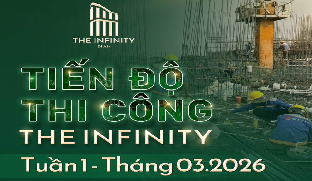 CẬP NHẬT TIẾN ĐỘ MỚI NHẤT THE INFINITY SAU CẤT NÓC
