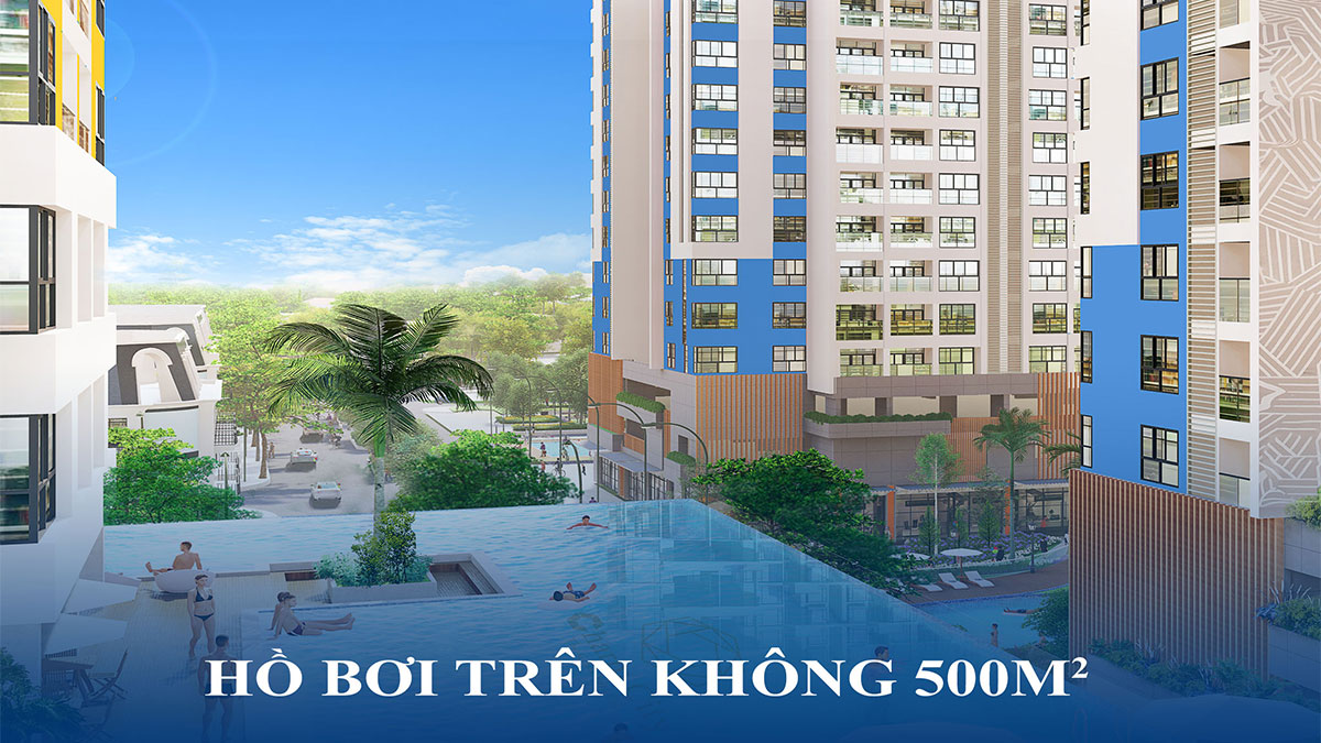Hồ Bơi Trên Không 500m2